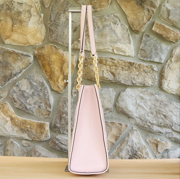 Michael Kors Serena Large Shoulder Tote Bag Pink - Picture 2 of 8